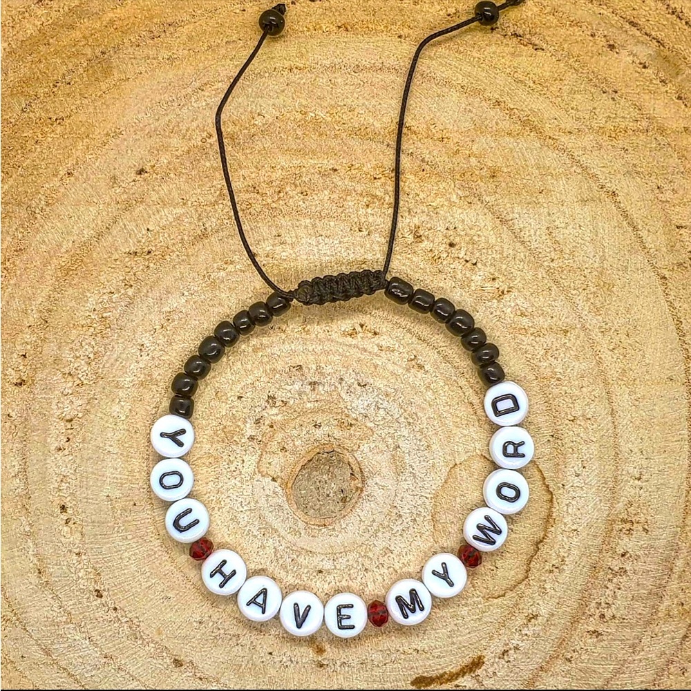 NEW You have my word TVDu inspired bracelet adjustabl fun series vampire